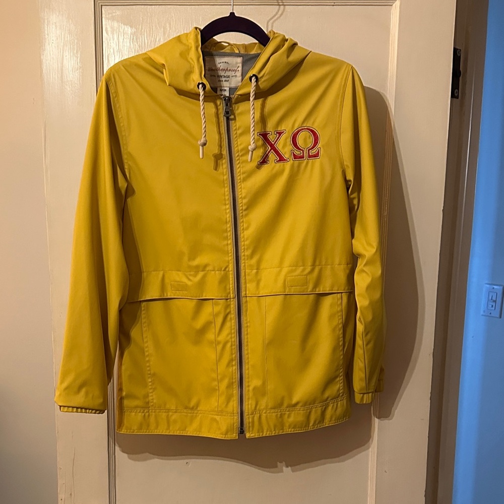 Chi Omega Weatherproof Vintage Yellow Jacket